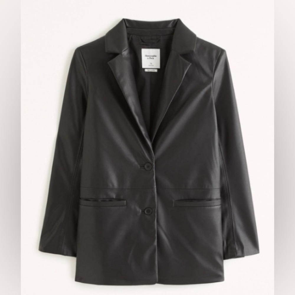 Abercrombie Vegan Leather Jacket!